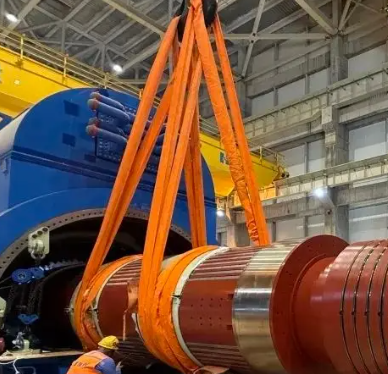 柔性吊裝帶破解火電廠發(fā)電機(jī)轉(zhuǎn)子起吊難題